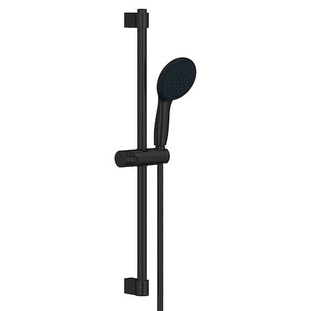 Grohe Tempesta Round 110 24In Shower Rail Set, 2-Spray  In Matte Black 260772432